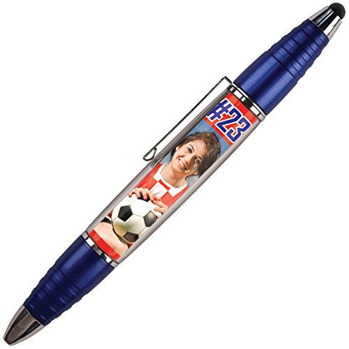 Blue - Pixstylus 2 In 1 Personalized Pen And Stylus Combo – Diy, Create Your Own Custom Stylus/Pen – Just Insert A Photo Or Design Your Own Insert At Personalizeityourself.com #TOP11