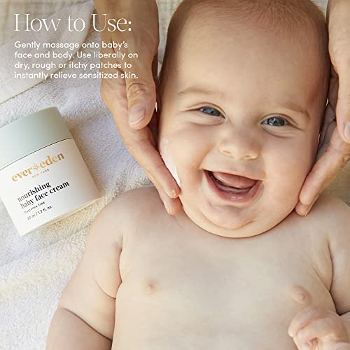Evereden Baby Shampoo And Body Wash, 8.5 Fl Oz & Nourishing Baby Face Cream, 1.7 Oz | 2 Item Bundle Set | Clean And Natural Baby Care #TOP6