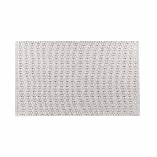 Douceur d'Intérieur Alivia - Alfombra Rectangular (50 x 80 cm) Natural, algodón y poliéster Tejido