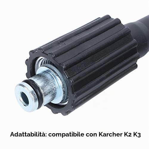 Tubo per Idropulitrice Ad Alta Pressione, Filettatura M14xM22 da 10 M Tubo per Pulizia Ad Alta Pressione Tubo per Pulizia Tubo Ad Alta Pressione Idropulitrice Jet Pipe Wash per