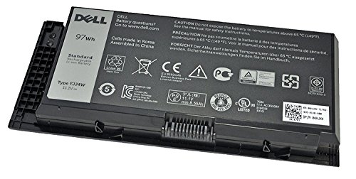 Batterie Dell M4800 M6800 4HJXX accumulateur de remplacement 9 cellules 97Whr pour PC portable
