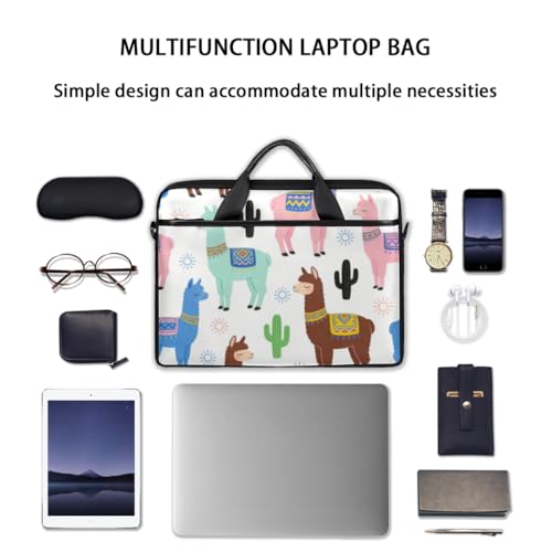 Bolso porta laptop alpaca cactus 14-15 pulgadas miniatura 6