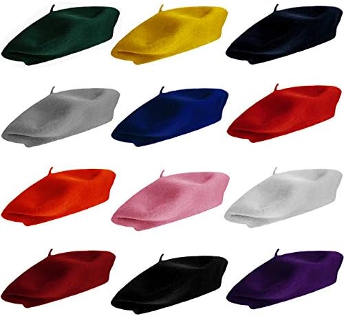 Berets for Adults - French Beret - Artist Hat - Pack by CoverYourHair
