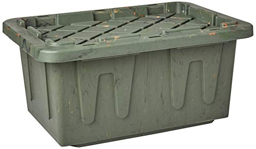 Big Sale Homz 15 Gallon Storage Tough Tote, Camo Green, 2 Pack Super Deal Product Homz 15 Gallon Storage Tough Tote, Camo Green, 2 Pack