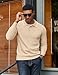 COOFANDY Men's Knit Polo Sweater Casual Long Sleeve Polo Sweater Lightweight Button Down Golf Pullover Sweaters