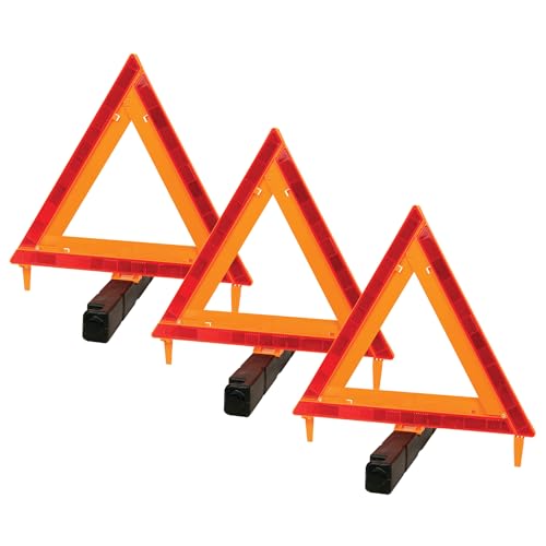 Triángulo de emergencia reflectante DOT 3 unidades miniatura 1