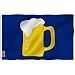 Anley Fly Breeze Bandera de Jarra de Cerveza de 3x5 pies - Color Vivo y Resistente a la decoloración UV - Doble Costura - Jarra de Cerveza BM Publicidad o Servicio Empresas Banderas Poliéster