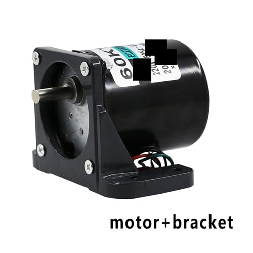 Moteur synchrone 220V 14W arbre excentrique avec support de fixation - 2