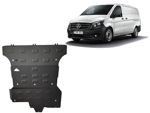Scut Protection Protección metálica bajo motor compatible con Mercedes Vito W447, 2.2 D, 4x4 - (2014-2020)