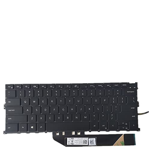 Teclado Dell XPS 13 9305 repuesto de portátil versión US negro componente de teclado US