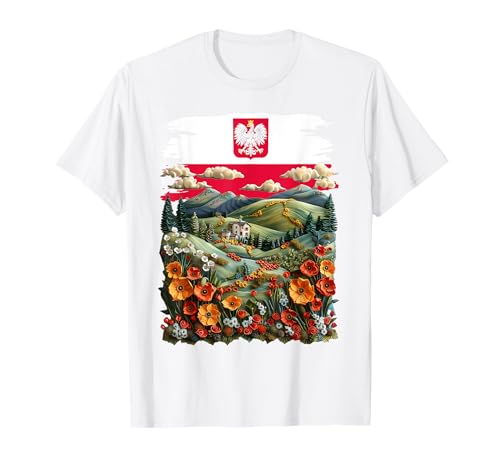 Ideas de la bandera polaca de Polska para niños y águila polaca popular polaca Camiseta