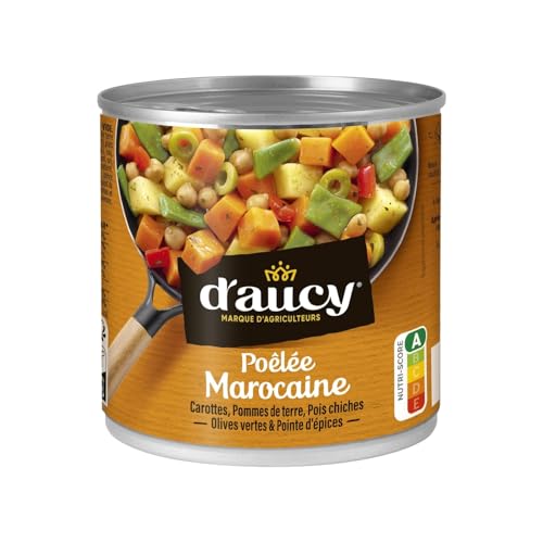 Poêlée Marocaine D'AUCY : la solution pour manger de bons légumes sans cuisiner