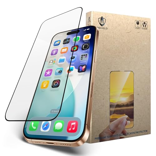 Image of IQShield Screen Protector Tempered Glass Guard for iPhone 17 Pro - 9H Hardness, HD Clear, Case Friendly [1 Pack]