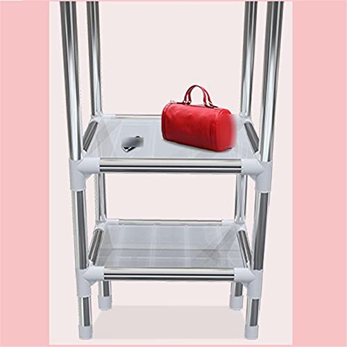 Armario para niña rosa gigante ideal para organizar todo su dormitorio de forma independiente 7