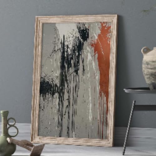 Impression sur toile pour salon et entrée tableau abstrait 40x60