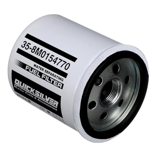 Image of Quicksilver Water Separating Fuel Filter for Select Volvo Penta, Johnson /Evinrude Outboards- Replaces Johnson /Evinrude 5009676, 502906, 5011090, Volvo Penta 3851218-2, 3852413, 3862228, Sierra 18-7789