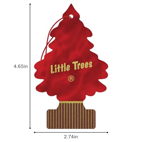 Image of LITTLE TREES Car Air Freshener | Hanging Tree Provides Long Lasting Scent for Auto and Home | Tailored for Him, 24 Air Fresheners