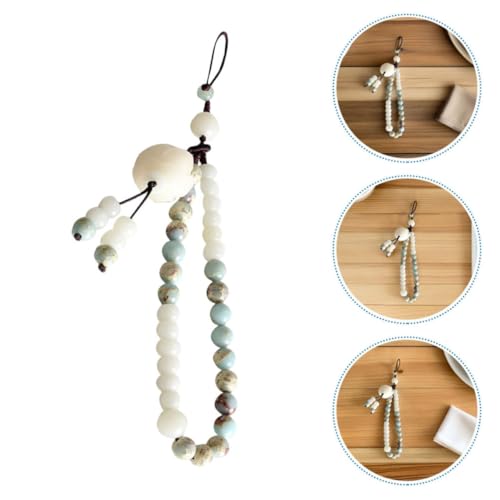 Correas de móvil de cuentas de bodhi estilo chino juego de dos piezas 7
