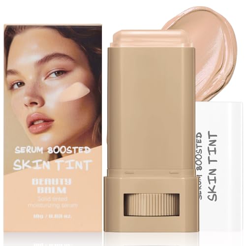 Fondotinta in Stick, Correttore Idratante a Copertura Totale, 3in1 Foundation Stick Makeup, Fondotinta in Crema, Trucco a Lunga Durata e Impermeabile, Uniforma L'Incarnato per Uomo e Donna, #04