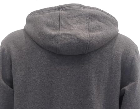 FR Flame Resistant Hoodie For Men - Zipper Front Cotton Fleece Welding Sweatshirt, Arc Rated, Navy, X-Large - View #5