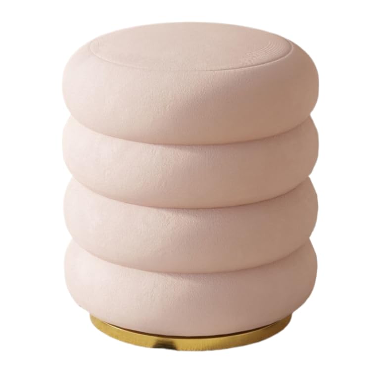 Silla de tocador y taburete de almacenamiento para crear un salón de belleza en el dormitorio