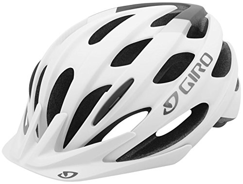 Giro Bishop Adult Recreational Cycling Helmet - Universal XL (58-65 cm), Matte White/Grey (2017)