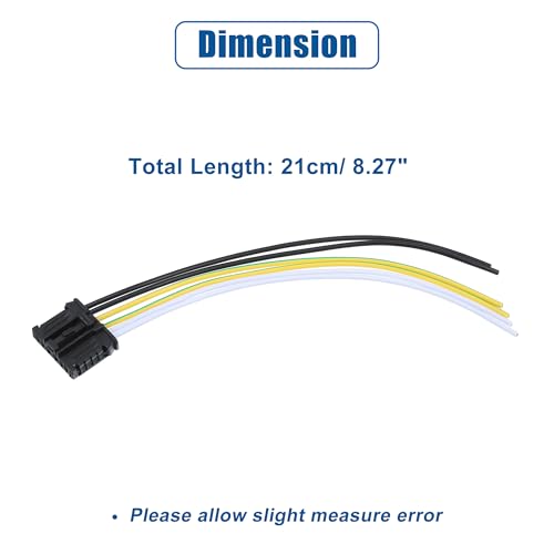 QUARKZMAN Gelb-weißes Kabelbaum für das Rücklicht Nr. 1606248780 für Peugeot