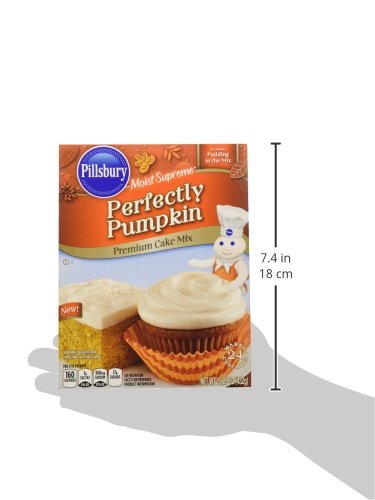 Pillsbury Moist Supreme Perfectly Pumpkin Cake Mix, 15.25 Oz. (3 Pack) #TOP2