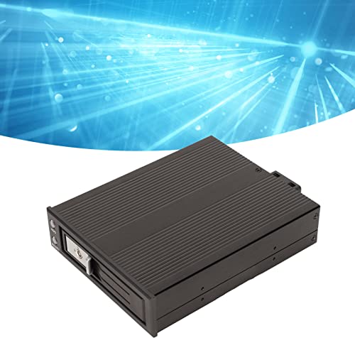Caja externa para disco duro 3.5in aluminio con ventilador miniatura 5