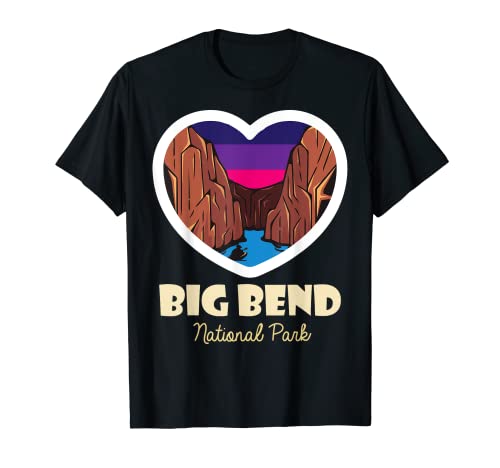 Senderismo Love Big Bend National Park Texas Canyons Souvenir Camiseta