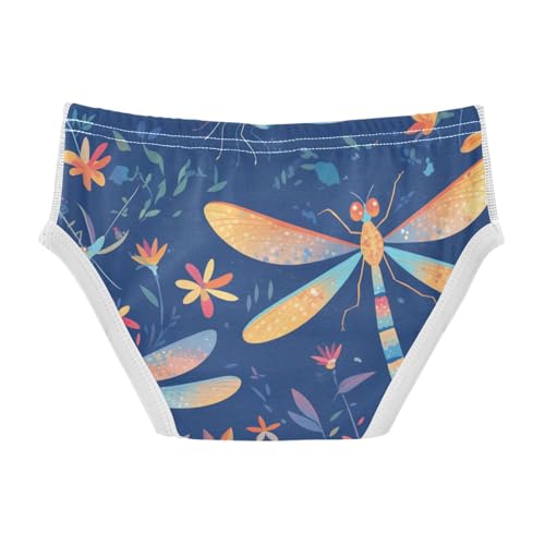KLL Dragonfly Pattern Illustration Boys Toddler Comfort Briefs Underwear Cute Undies2