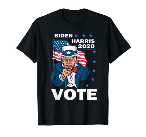 Joe Biden Kamala Harris Vote Demócrata Presidente Liberal Bandera Camiseta