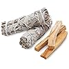 Smudge kit refill white sage palo santo for smudging healing smoke cleansing meditating incense sage palo refill  urban country home decor