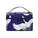 Neceser de Viaje para Maquillaje, báscula de grulla para pájaros, Bolsa de cosméticos, Organizador para Mujeres y niñas, Bolsa de Aseo portátil