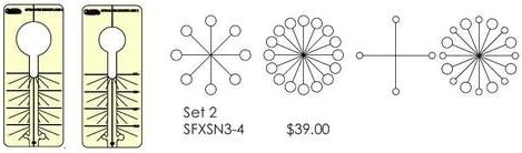 Sew Steady Westalee Spin-E-Fex Snowflake Template 8pc Set