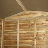 xings huoon Line Jardín Casa Cenador bloque cabaña impregnado Pino Madera dispositivo Armario Jardín Cobertizo dispositivo Casas 1,5 x 2 m