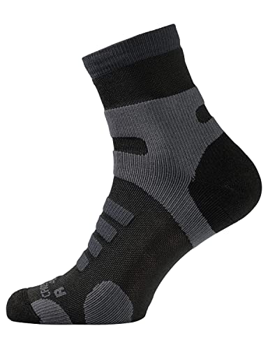 Jack Wolfskin Unisex Cross Trail Classic Cut Chaussettes Socken, (Black), (Herstellergröße: 35-37)