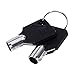 TCMT White Painted Police Motor Trunk Saddlebag Keys Fits For Harley FLHP FLHTP Pack