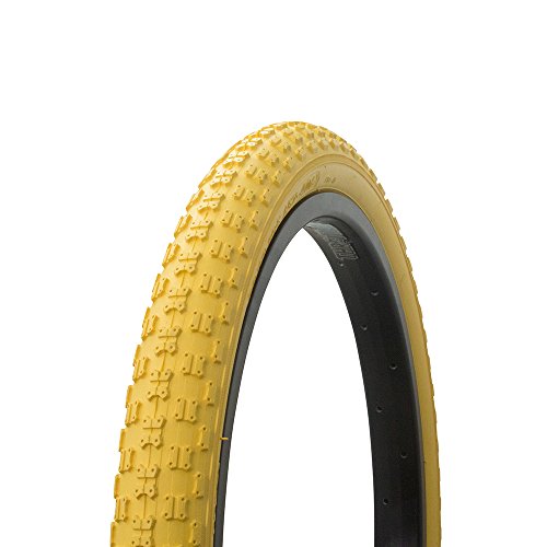 Fenix Cycles Bicycle Tire Wanda 20" x 2.125" Comp3 Thread. Bike tire, (Yellow)