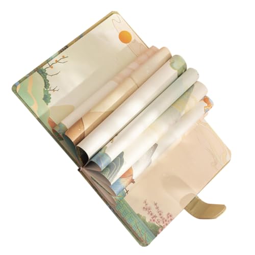 Cuaderno de notas estilo chino Zerodeko con cierre magnético retro para diario