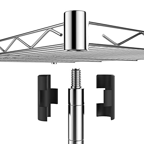 BATHWA Scaffalatura a 5 piani in filo d'acciaio su...