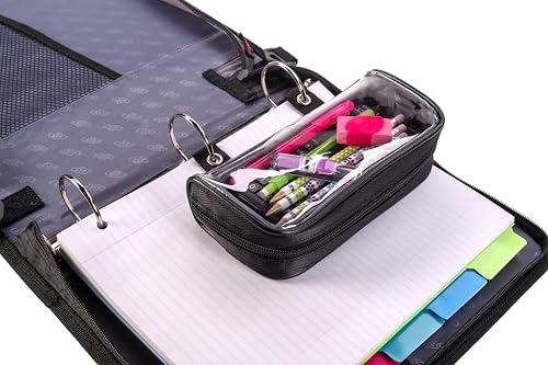 Image of Case it Pencil Case | 6-Pack | PLP-150-CLR Pink