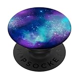 Space Nebula Galaxy Blue Purple - PopSockets Grip and Stand for Phones and Tablets