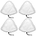 4 Pezzi Steam Mop Pad, Tamponi di Ricambio per Panni Lavabili, Scopa a Vapore Universale In Microfibra, per Scopa a Vapore, Laminato per Pulizia, Piastrelle, Linoleum, Marmo