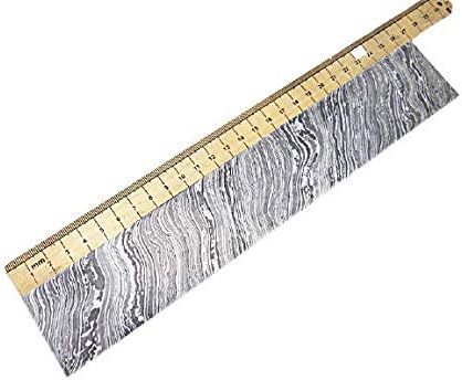 Poshland DBD-13 Custom Handmade Damascus Steel Billet Knife/Blank Blade Making Bar