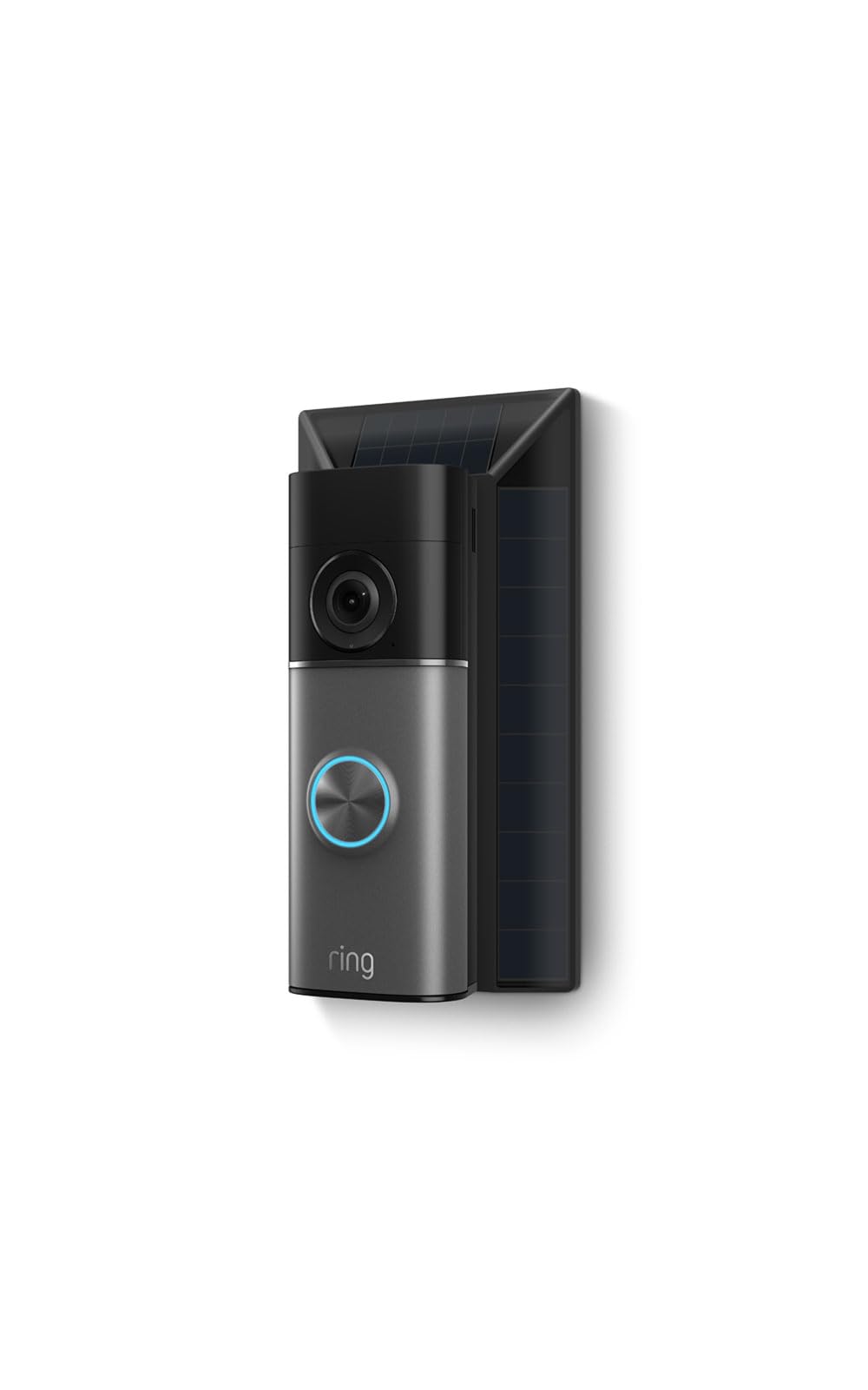 Ring Chargeur solaire compatible avec les Battery Video Doorbell (2e gén.), Battery Video Doorbell Plus (2e gén.) et Battery Video Doorbell Pro (2e gén.)