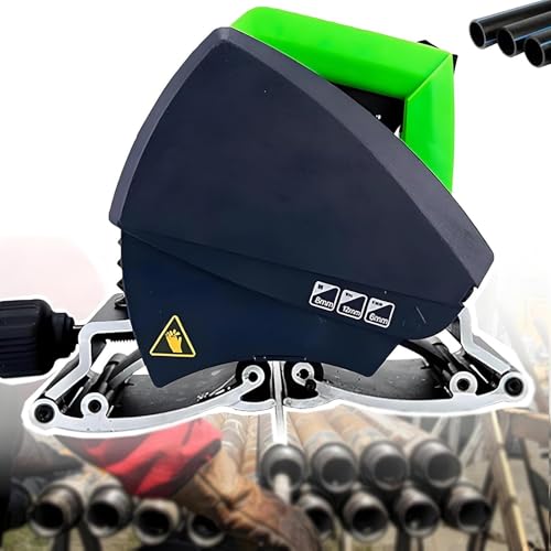 Elektrische Rohrschneidemaschine, 93HRA Stahlklinge, verstellbare Schutzhülle, Präzisionsschienenbefestigung für Rohre mit 15-220mm/75-400mm Durchmesser