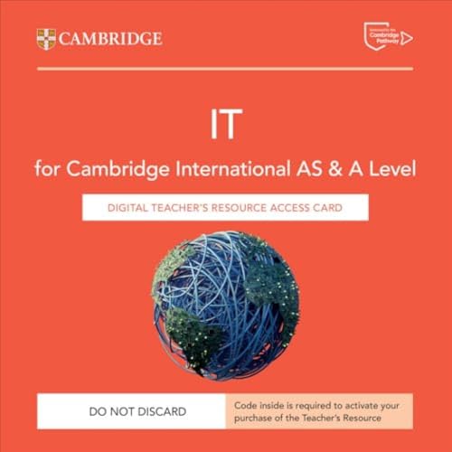 Cambridge International As & a Level It Digital Teacher's Resource Access Card