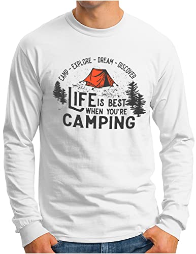 T-shirt de camping à manches longues pour éviter les coups de soleil et la fraîcheur en tente