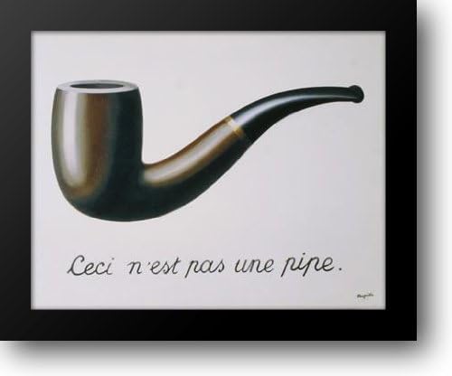La Trahison Des Images 18x15 Framed Art Print by Magritte, Rene